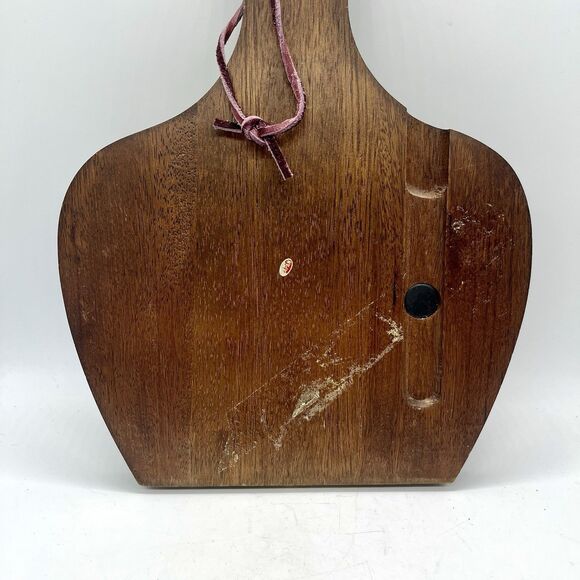 MCM Cutting Cheese Board Tray Wood Tile Barware Vintage - Picture 7 of 7